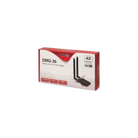 Inter-Tech DMG-36 PCI Express Network Adapter 5400Mbps - High-Speed Connectivity & Reliable Performance - 4260455647755